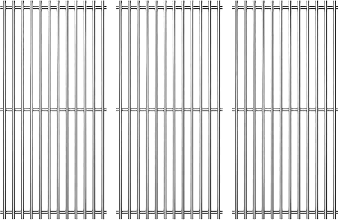 18-1/8" Stainless Steel Grates Replacement for Charbroil 463263110, 463268107, 463271309, 463271312, 463271313, 463271314, 463271315, 466231711, 466247310, 466247512 Kenmore Gas Grill