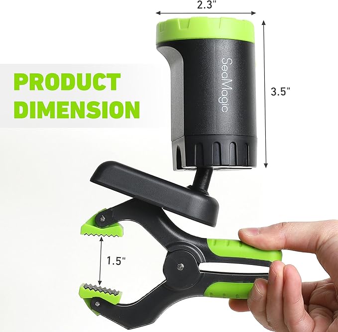 2-Pack Rechargeable LED Work Lights, 360-Degree Adjustable Spotlights with Magnetic Base, Clamp Lights for Barbecue, Workshop, Construction Site, Car Repairing and Home Using