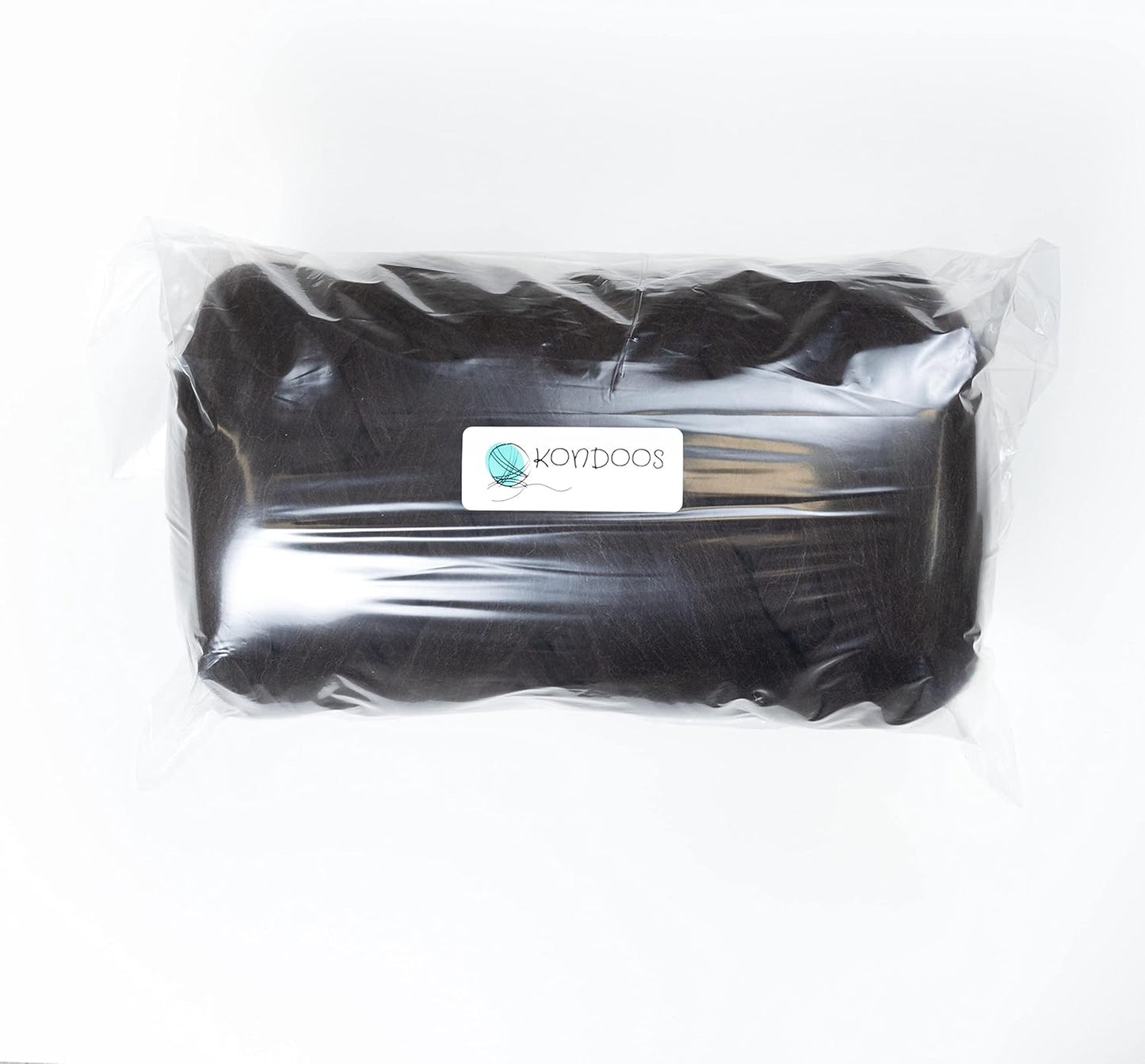 Natural Wool Bulky chunky yarn roving, 8 lb. Best fot hand made Spinning, arm Knitting, Felting,giant Blankets, Tapestry, bedding un-Dyed. (Dark brown Chocolate, 8 lb)