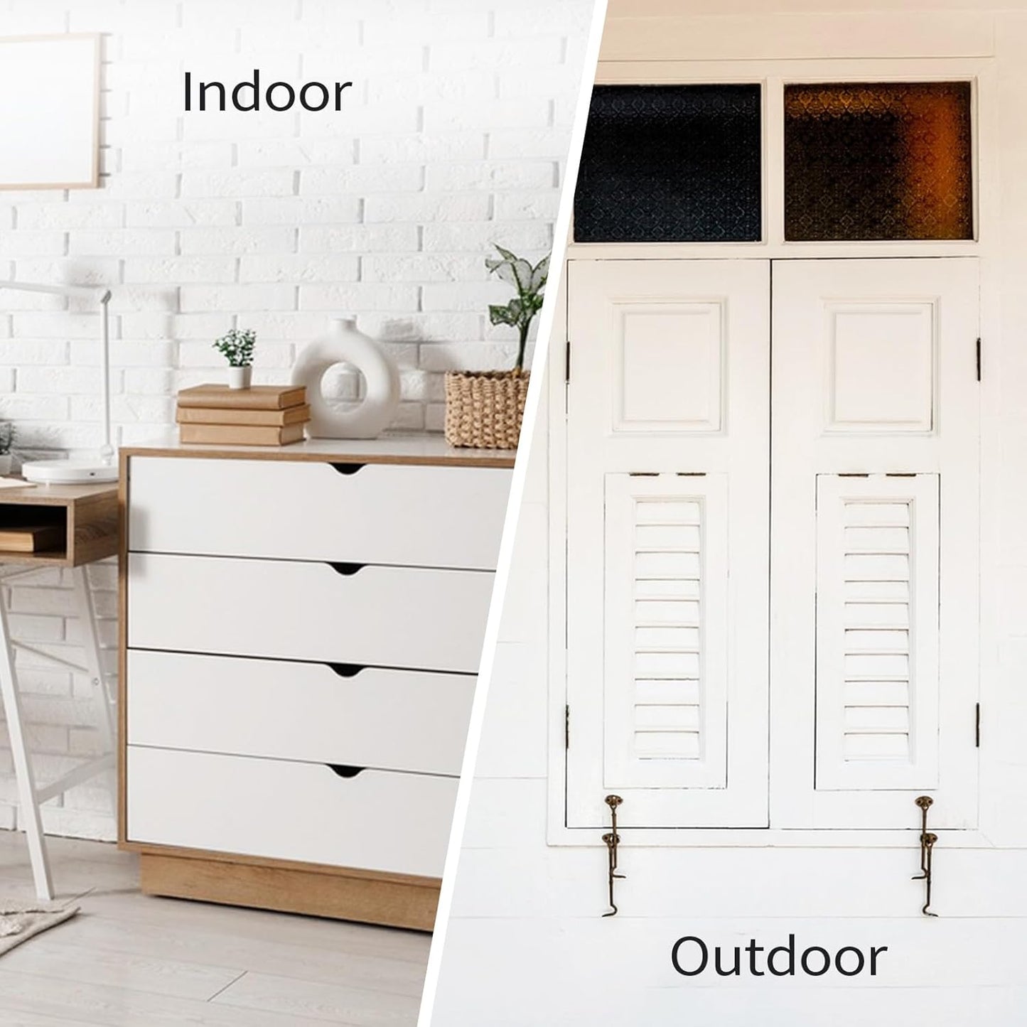 White Paint Gloss White, 35 OZ Multi Surface Enamel Acrylic Touch Up Paint for Wall, Metal, Wood, Furniture, Cabinets, Doors, Tables Scratch Repair, Non-Toxic & Odorless, Water-Based