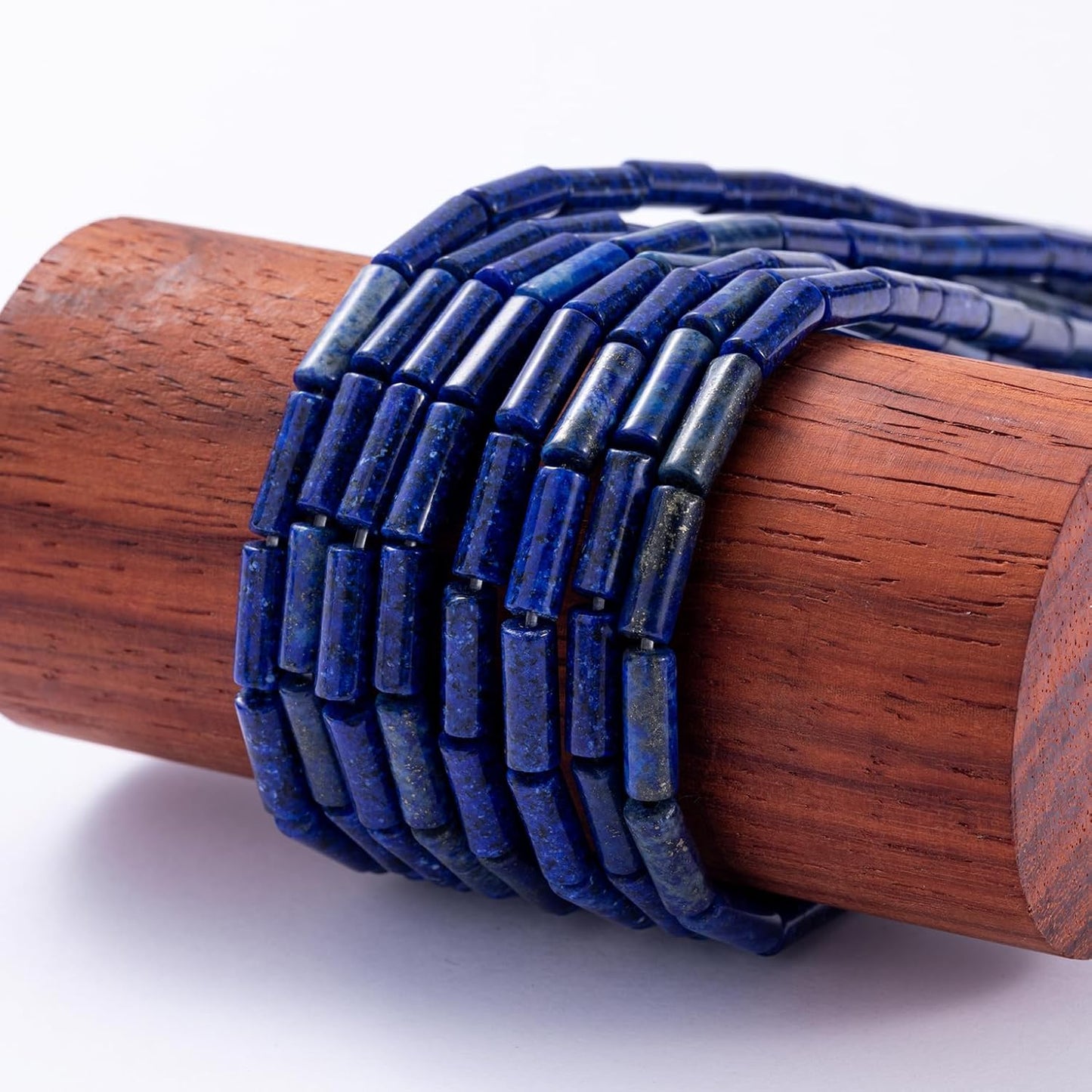 Natural Lapis Lazuli Cylinder Tube Beads 4x13mm 38cm/str Loose Semi Gemstone Stone Beads for Making Bracelets Necklace Earrings