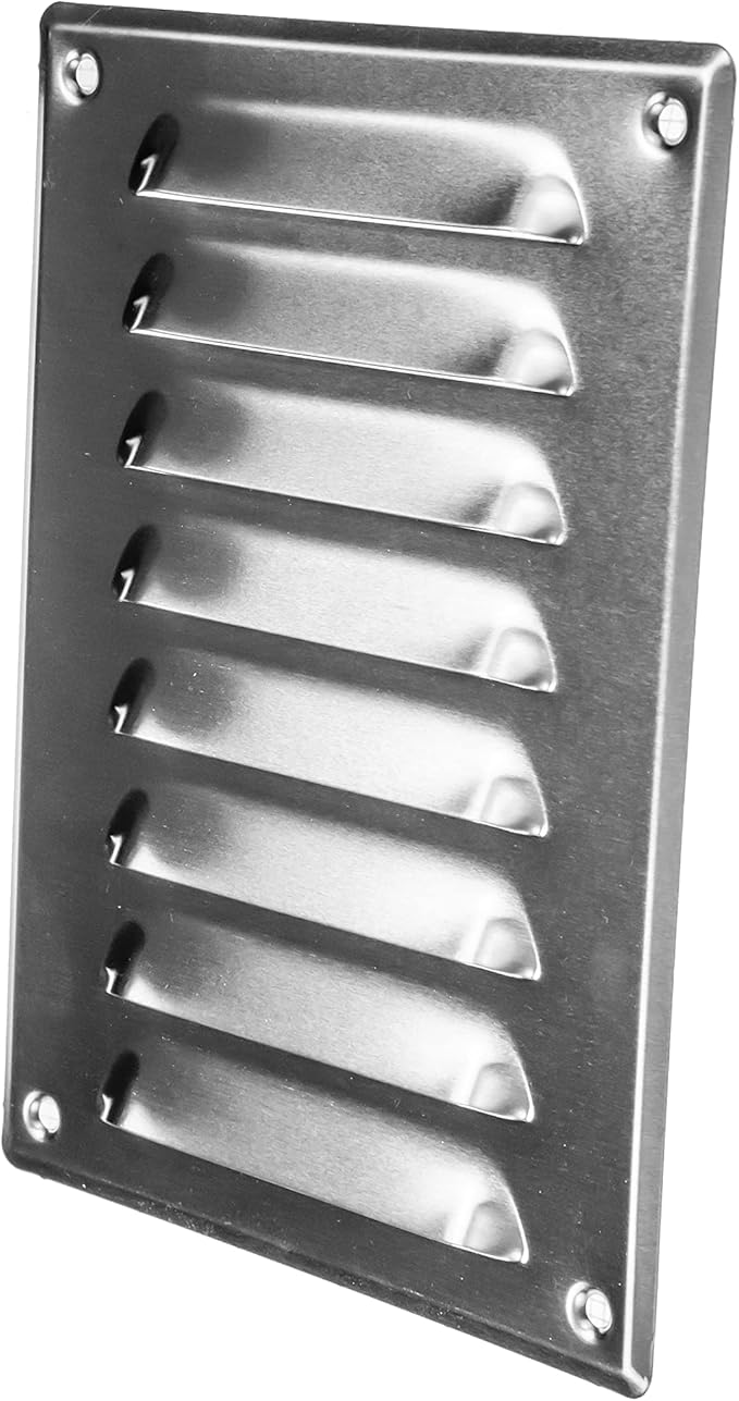 Repa Market 5.5" x 7.5" Inch Aluminum Air Vent Cover with Screen Mesh – Scratch-Resistant Powder-Coated Grille – for Ceiling or Wall – HVAC Return or Supply Vent – Indoor Outdoor Use