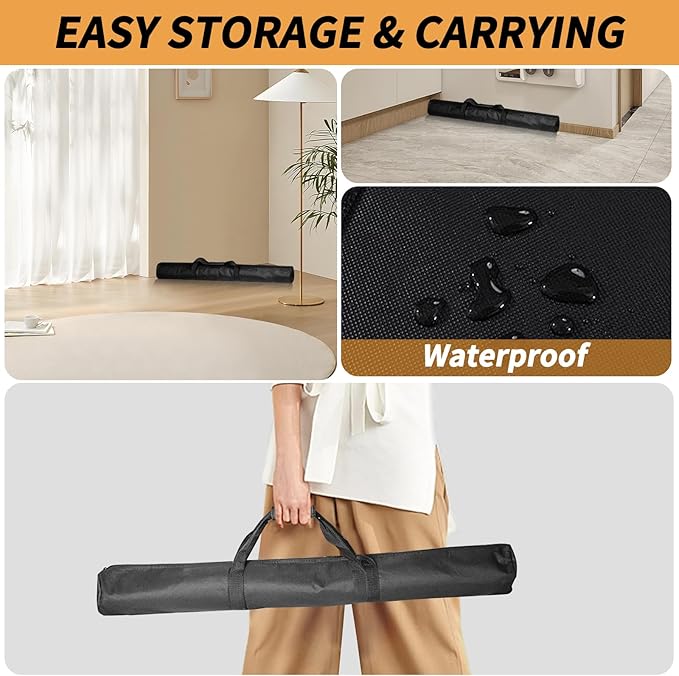 iElyiEsy Backdrop Banner Stand, 10x8FT Heavy Duty Adjustable Step and Repeat Stand with Carrying Bag for Parties Photo Booth Trade Show