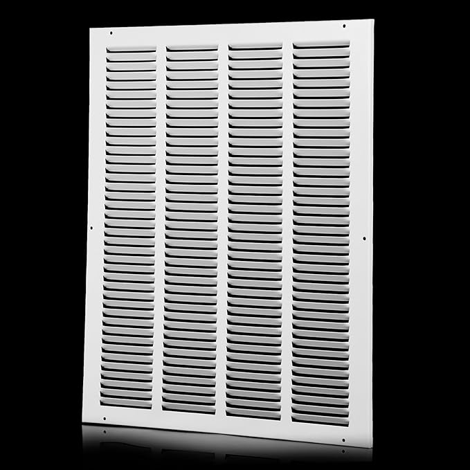 16x20 Return Air Grille(Duct Opening Size),Air Return Vent Cover,Flat Vent Cover,Rejillas De Aire Acondicionado Para Casa,Return Air Grilles,Outer Dimensions:17.75"Wx21.75"H(16"W x 20"H, Duct Opening)