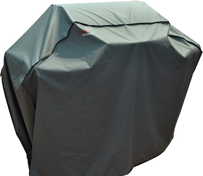 52" Heavy Duty Waterproof Gas Grill Cover fits Weber Char-Broil Coleman Gas Grill-Gray