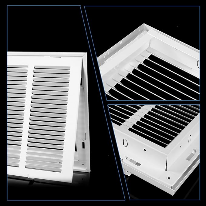 30x20 Return Air Grille [Duct Opening Size],Return Air Vent Cover for Wall Or Ceiling,Steel Return Air Filter Grilles Removable Face/Door for 1 Inch Filters (30"W x 20"H [Duct Opening])