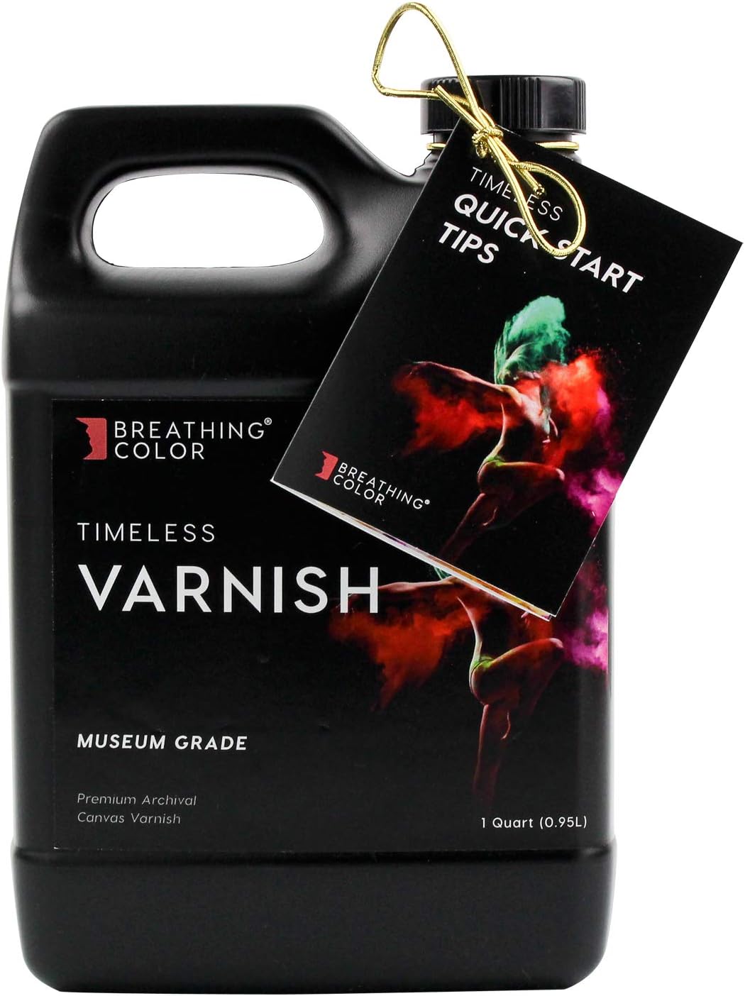 Breathing Color Timeless Archival Print Varnish - 1 Quart Glossy Finish - Premium Water-Based Canvas Coating with Fade Protection