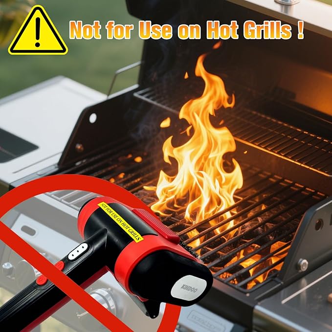 Grill Cleaner for Outdoor Grill, Electric Grill Brush for Grill