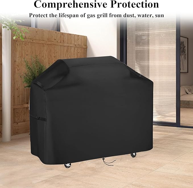 Gas Grill Cover for CharBroil 5+ Burner Gas Grill, Outdoor BBQ Cover Heavy Duty Waterproof Barbecue Grill Cover for Nexgrill - 72" L×24" W×42" H