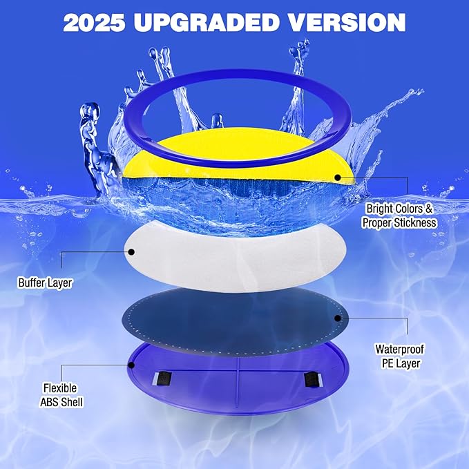 Ayeboovi Toss and Catch Ball Set Beach Pool Outdoor Toys Games for Kids Ages 3 4 5 6 7 8+ Year Old Boys Girls Birthday Gifts Stocking Stuffers for Boys Girls Ball Catch Game 2 Paddles 2 Balls Upgraded