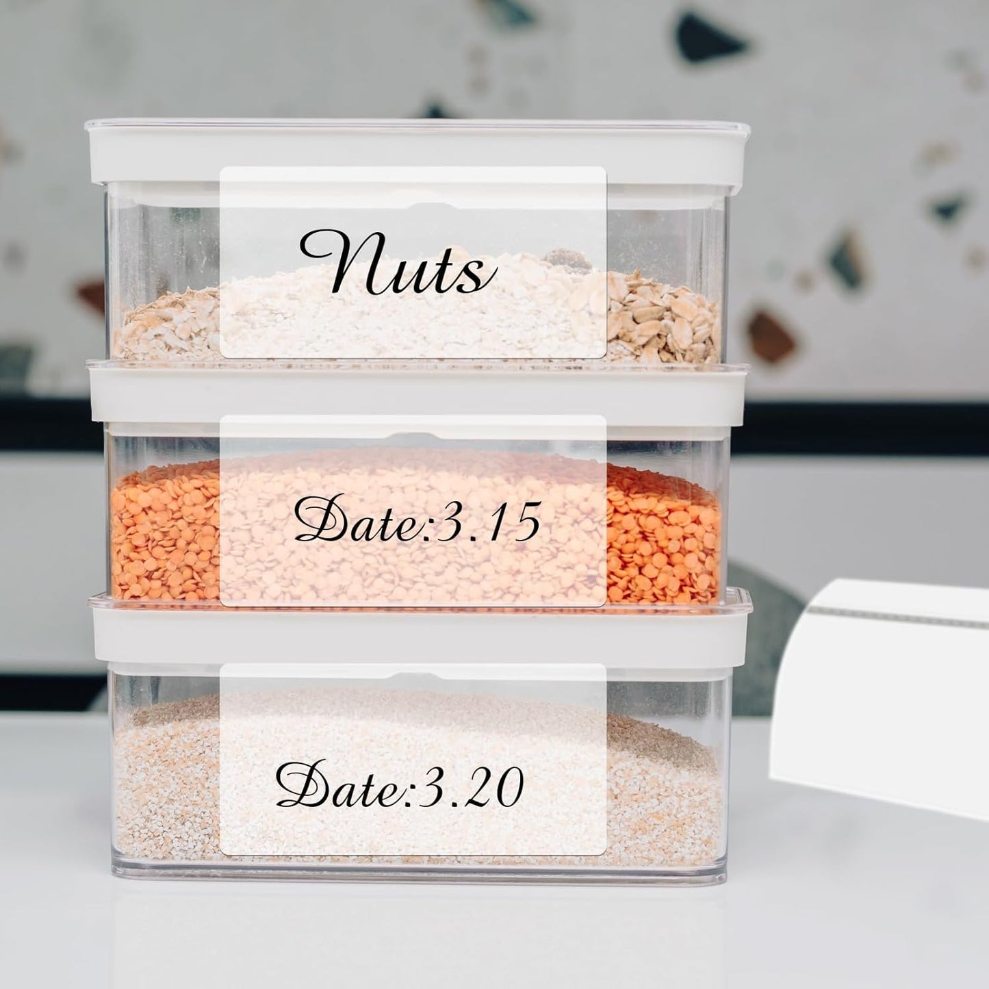 2" x 4" Transparent Thermal Label Stickers,Waterproof Thermal Printer Sticker Labels for Gift Wrapping, Self-Adhesive Name Price Tag DIY Custom Logo Design (250 pcs,Clear)