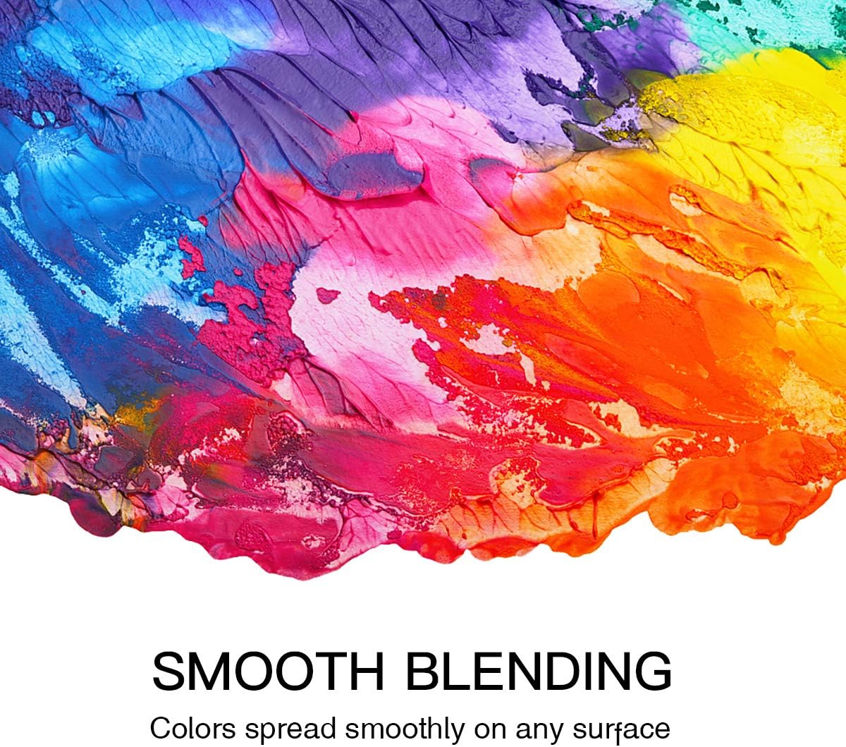 GOTIDEAL Craft Acrylic Paint Set,8 Primary Colors（(120ml,4 oz) Rich Pigments Non-Toxic Washable, Professional Paint for Pouring on Canvas, Rocks, Ceramic, Fabric, Leather, Ideal for Artist, Adults