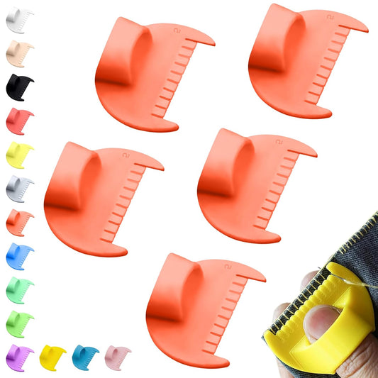 5mm Seam Guide for Hand Sewing Edge Lockranding Tool 5 PCS Set for Leather/Fabric/Craft Sew, Orange
