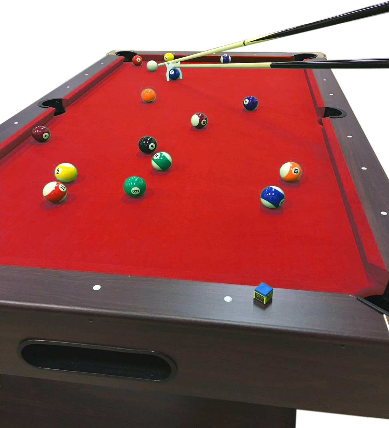 7 Foot Pool Table Billiard Table Red Felt – Red Devil