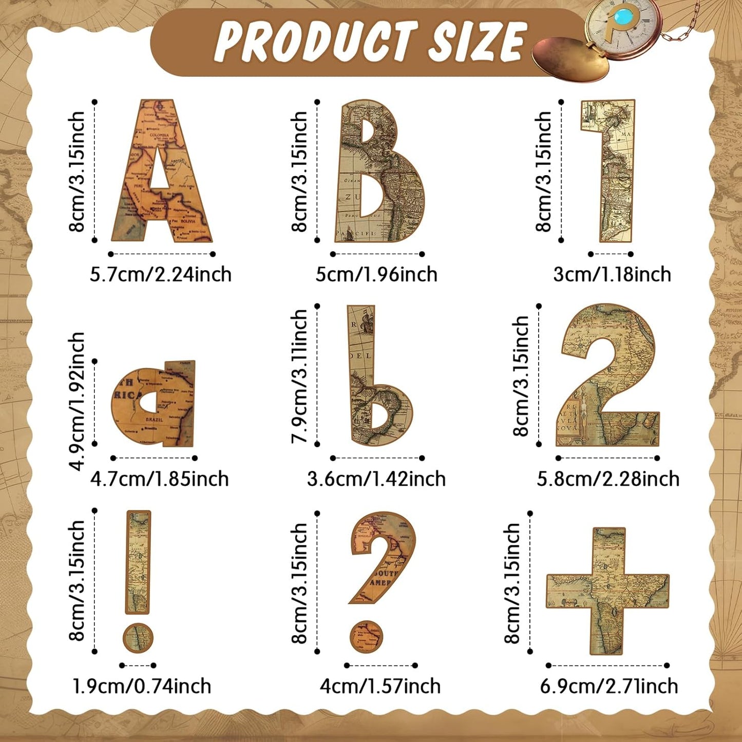 221 Pcs Bulletin Board Letters Round Alphabet Number Punctuation Symbol Combo Letter Cutouts Classroom Decoration for School Classroom Chalkboard Poster Board(Travel Around The World)