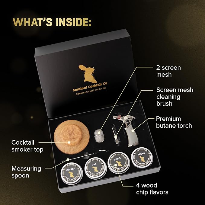 Sentinel Signature Cocktail Smoker Kit (No Butane)