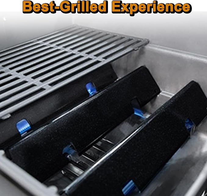 Spirit E-210 Flavorizer Bars Grill Grates Replacement Parts for Weber Spirit Grill Parts Spirit E210 210 S210 Spirit II E-210 II E210 Spirit 2 E210 E-210 GS4 7635 Flavor Bars 7637 Cooking Grates