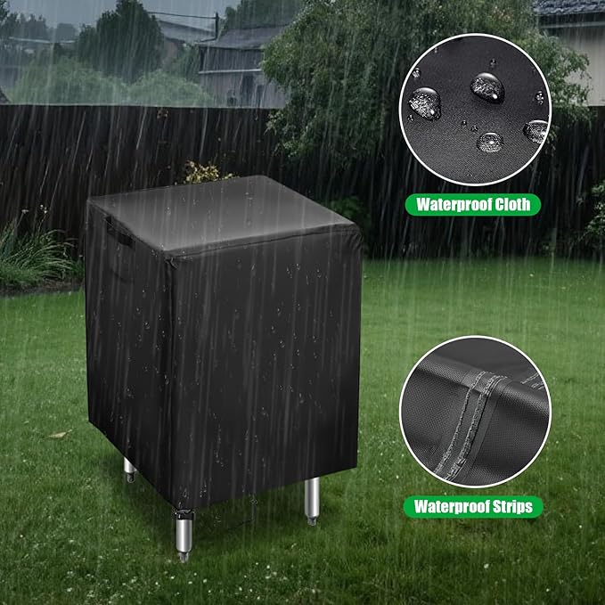 Outdoor Prep Table Cover,56 inch Waterproof Patio Serve Prep Storage Cart Cover,Outdoor Rectangle Furniture Cover - 56 X 26 X 36 Inch
