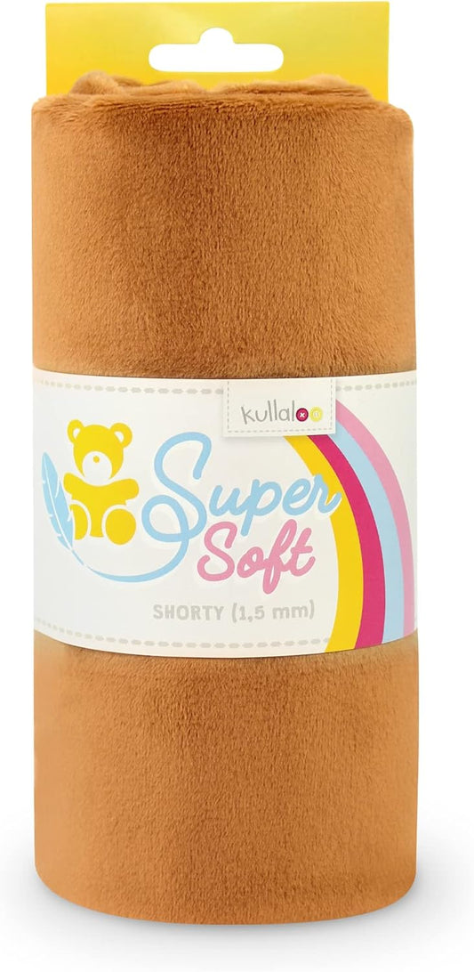 kullaloo Plush Fabric | Solid Ginger Minky Fabric for Sewing | Super Soft Cuddle Material | 39.5x29.5 | Plushies, Baby Blankets, Pillows, Dog Beds, Cat Beds, Beanies, Baby Accessories, Apparel & More