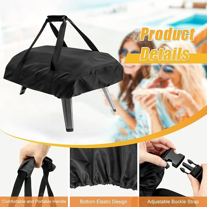 Pizza Oven Cover for Ooni Koda 16-TwoPone Waterproof Pizza Oven Accessories Carry Cover for Outdoor