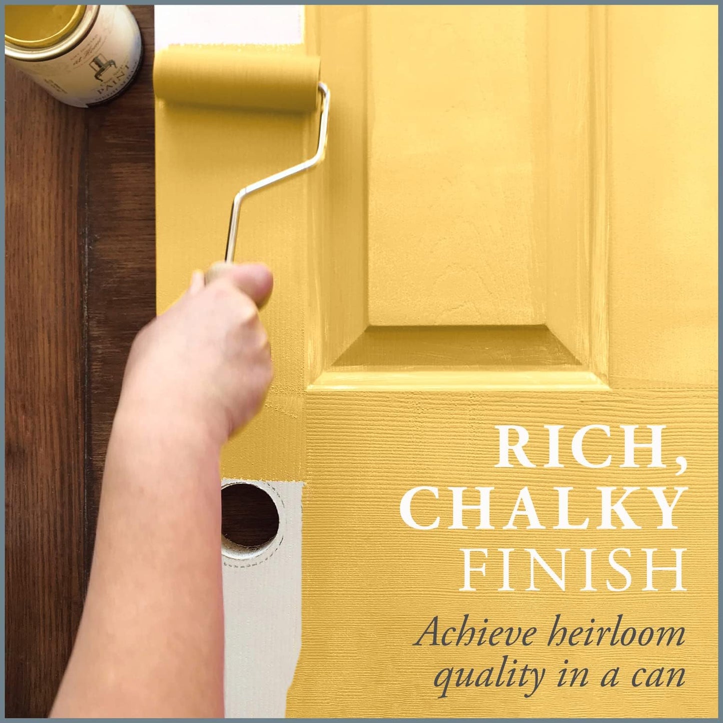 AMY HOWARD AT HOME Chalk-Based One Step Paint for Furniture, Cabinetry, Decor, Finish, and More | No Stripping, Sanding, or Priming | Medium Base | 16 Ounce | Holey Moley