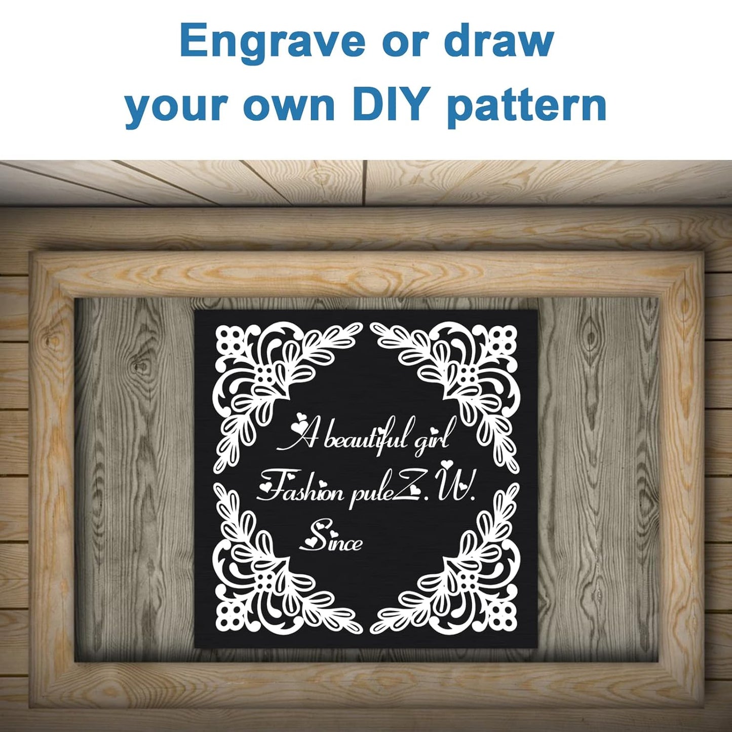 Anodized Aluminum Sheet Metal 12 x 12 x 1/32 Inch Black Anodized Aluminum Metal Plates Engraving Blanks for Laser Engraving, 0.8MM Thin Decorative Aluminum Metal Sheets for Crafting, House Decoration