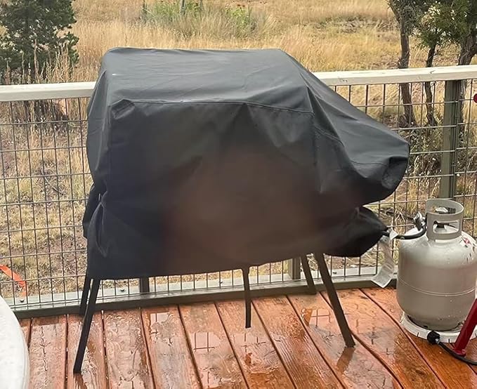 Grill Cover for Blackstone 17" 22" Tabletop with 5477 On-The-Go XL Hood and Stand, for Blackstone 17"/22" Tabletop Griddle with X-Large Griddle Stand, Heavy Duty Waterproof Outdoor Grilling Cover