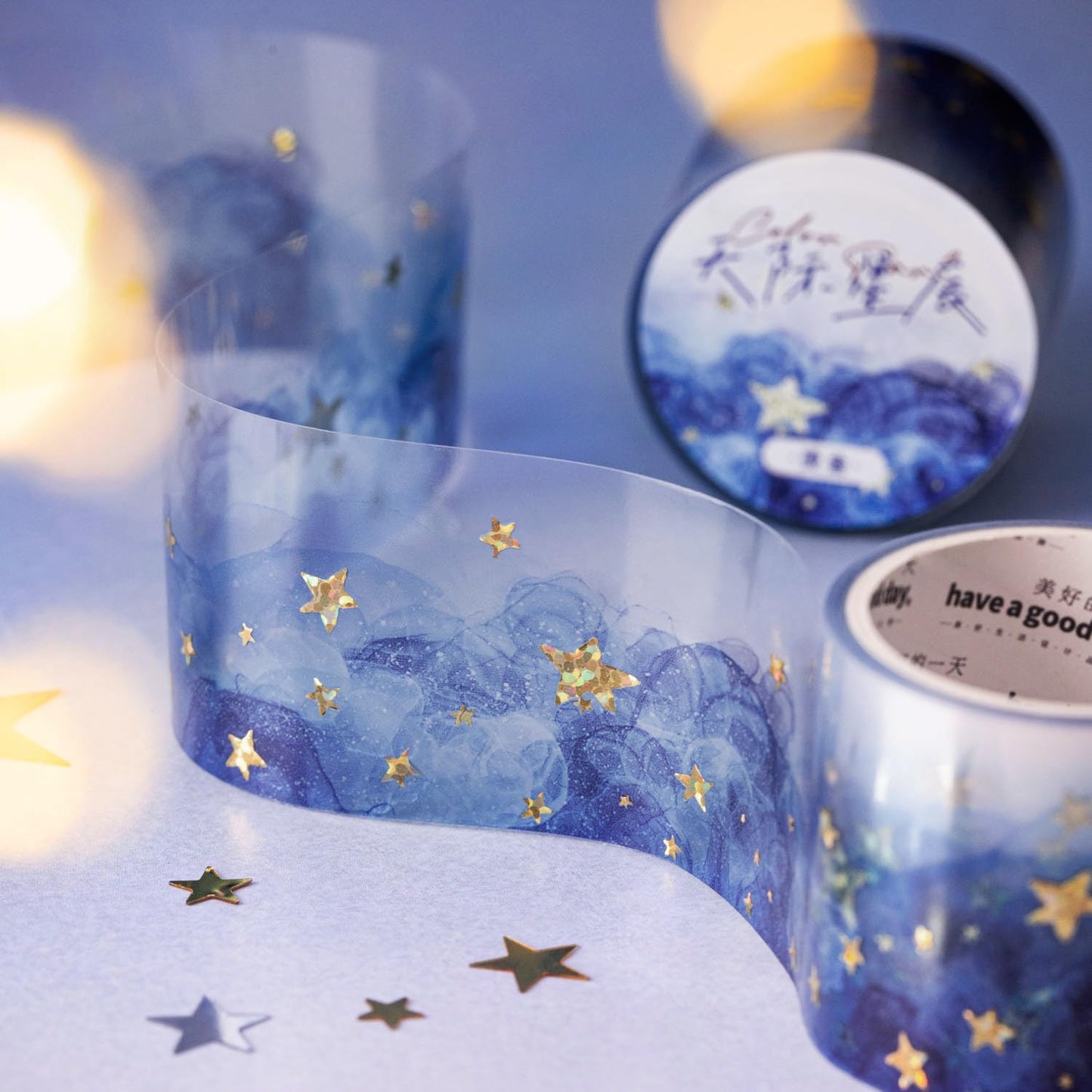 6 Rolls PET Tape Set for Journaling Supplies,Waterproof Washi Tape Stickers for Scrapbooking,Journaling Supplies,DIY Craft(Colour Paradise)