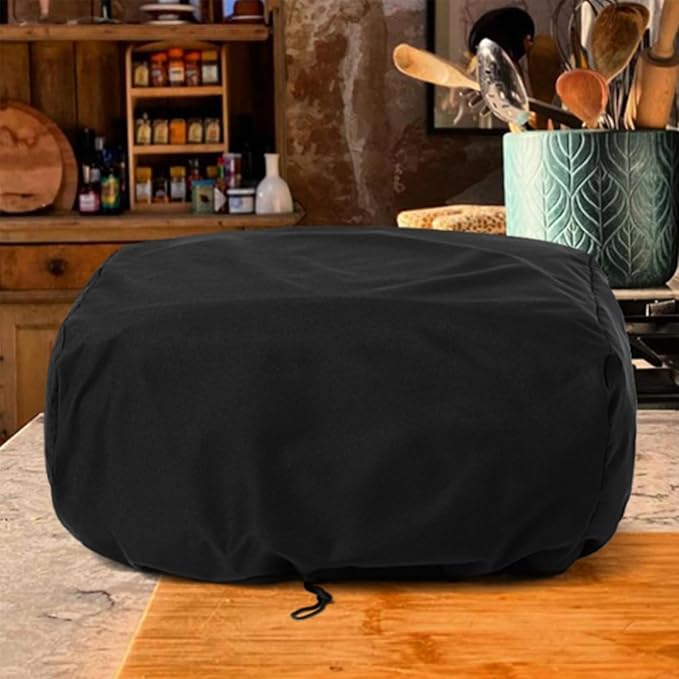 Outdoor Pizza Oven Cover, Waterproof Heavy Duty Dustproof Storage Cover, Tabletop Pizza Oven Accessories With Drawstrings & Waterproof Oxford Cloth For Camping Patio Picnic Garden Outdoor