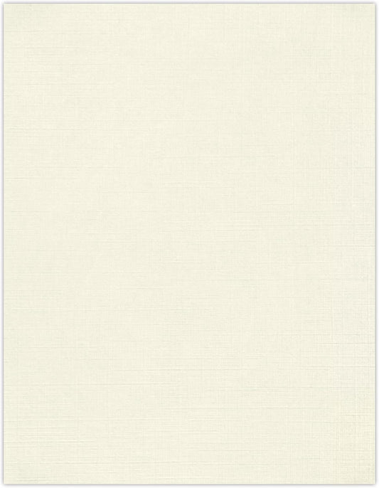 LUXPaper 8.5" x 11" Paper | Letter Size | Natural Linen | 80lb. Text | 1,000 Qty