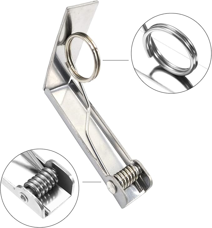 Tablecloth Clips 12 Packs Picnic Table Clips Stainless Steel Tablecloth Cover Clamps Table Cloth Holders Ideal for Home, Kitchen, Restaurant, Weeding, Picnic, Patio and Party(Up to 2.4")