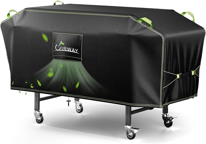 UIRWAY Griddle Cover for Blackstone 36" Griddle, Waterproof & Windproof Grill Cover for Outdoor Grill, Barbecue Cover with Reflective Strip and Air Vent for Most 4-Burner Flat Top Grill