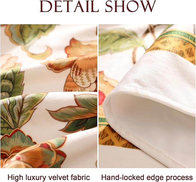 patdrea Designer Vintage Linen Rectangle Tablecloth,Provencal Rustic Floral Pattern Tablecloths,Decorative Table Cover Cloth for Kitchen,Dining Room,Tea Party,Home,Christmas,63"*87"