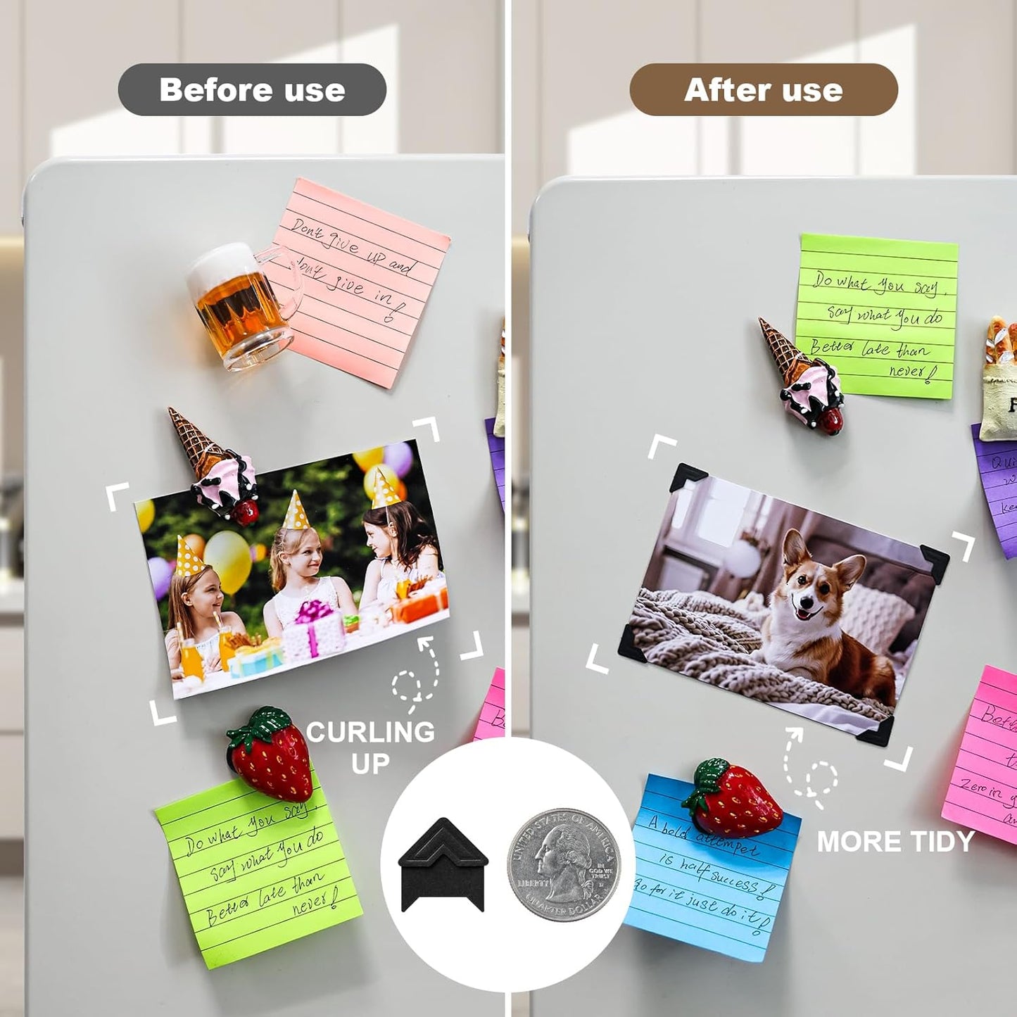 360 Pcs Photo Corners Self Adhesive, Scrapbooking Photo Mounting Corners, Black Photo Mounting Corners for DIY Scrapbook, Photo Album, Memory Books, Picture Frames by CHIALLCO