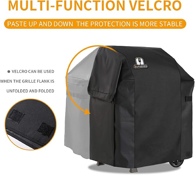 SUPJOYES Gas Grill Cover for Weber Spirit II 210, 48 Inch BBQ Grill Covers, Heavy Duty Waterproof Barbecue Accessories
