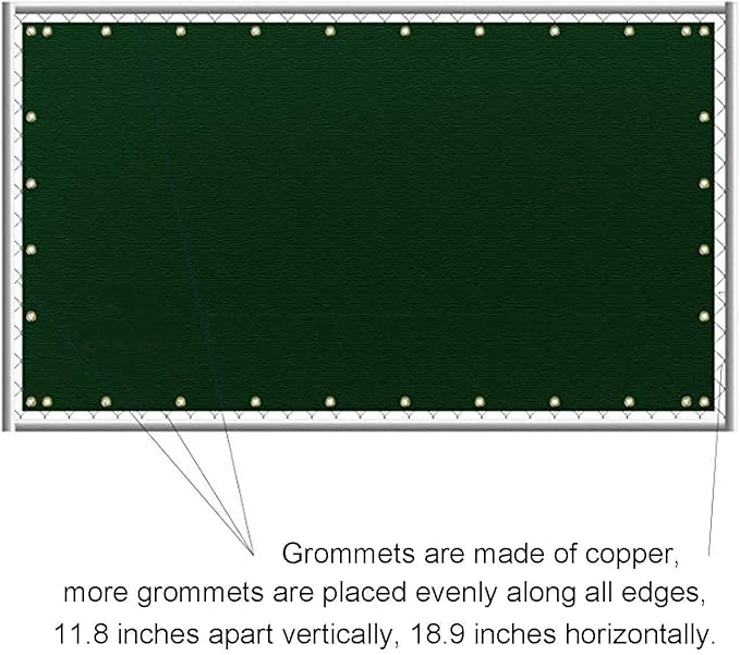 Sunnyglade 4 feet x 50 feet Privacy Screen Fence Heavy Duty Fencing Mesh Shade Net Cover for Wall Garden Yard Backyard (Green, 4 ft X 50 ft)