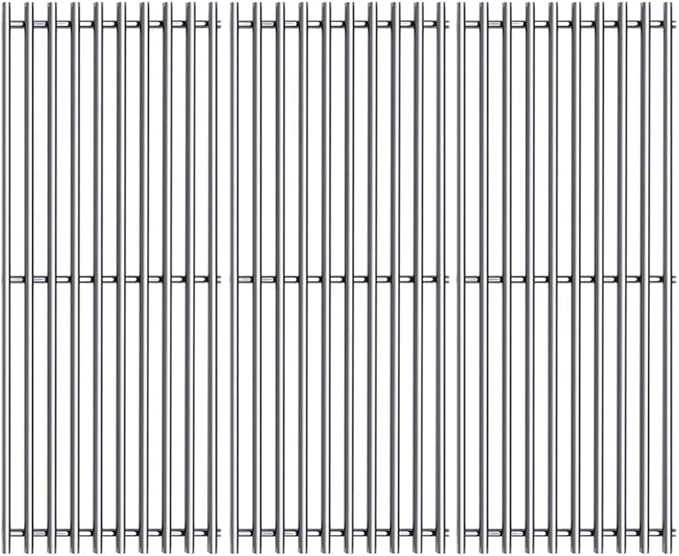 SES703(3-Pack) 18 13/16" Stainless Steel Cooking Grates Grid for Select Kitchen Aid 720-0787D, 730-0953, 720-0953A Brand Gas Grill