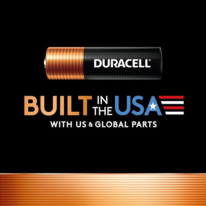 Duracell Coppertop AA Batteries with Power Boost Ingredients, 6 Count Pack Double A Battery with Long-lasting Power, Alkaline AA Battery for Household and Office Devices