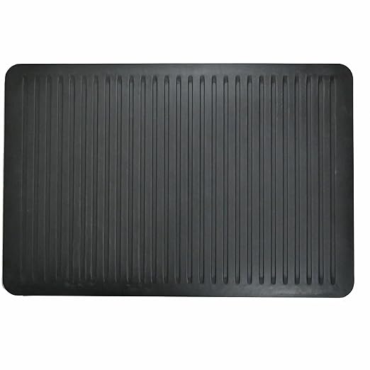 Lorell Workstation Mat, Polyurethane Foam, 36" x 25", Black