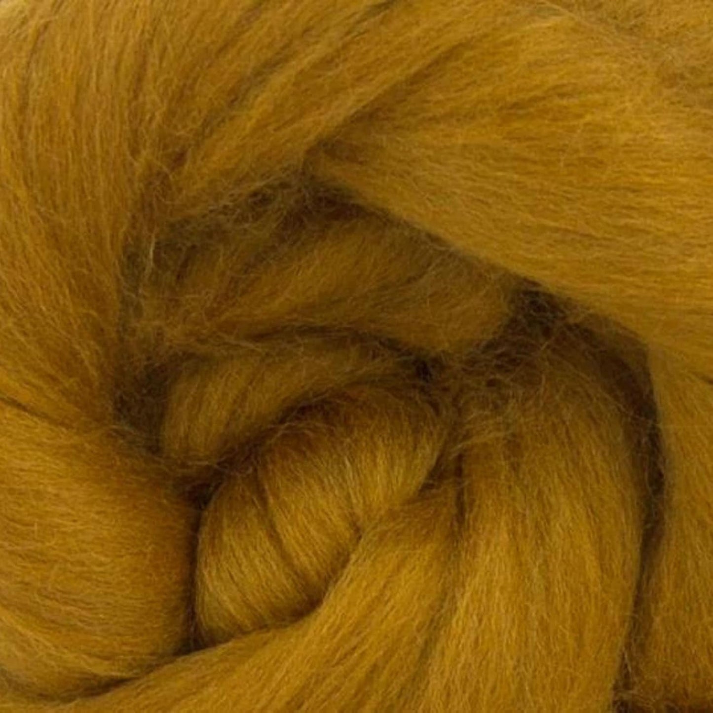 Revolution Fibers Merino Wool Combed Top | 1 lb Premium Wool Roving | 22 Micron, Best Merino Wool for Spinning, Tapestry, Needle Felting, Big Yarn Roving and Wall Hangings (Antique Yellow)