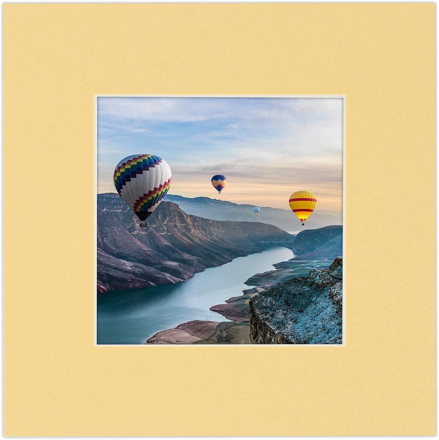 5.5x8.5 Mat for 8.5x11 Frame - Precut Mat Board Acid-Free Marzipan Beige 5.5x8.5 Photo Matte For a 8.5x11 Picture Frame, Matboard for Family Photos, Show Kits, Art, Picture Framing, Pack of 1 Mat