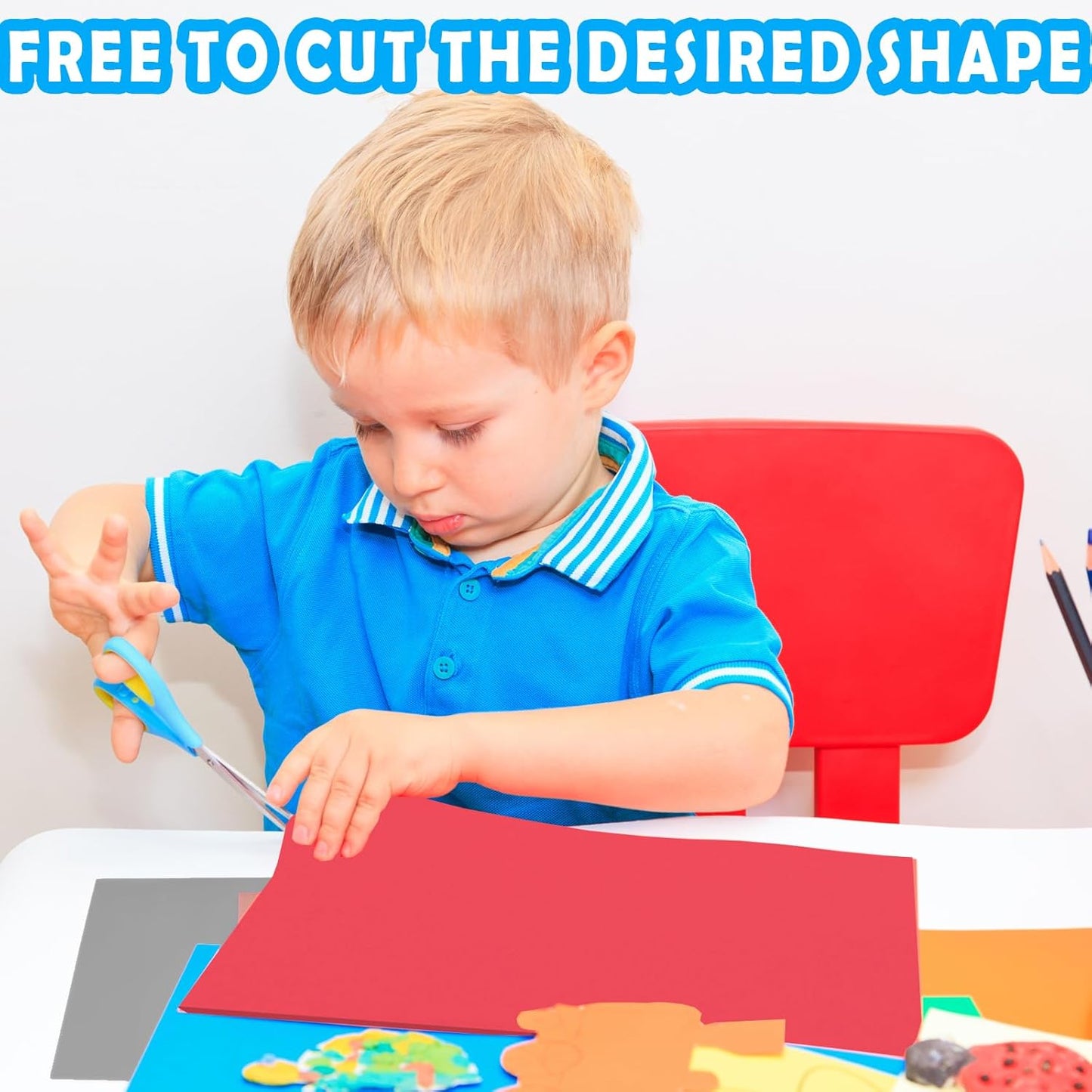 QIDIWIN EVA Foam Craft Sheets - 9x12 Inch 2mm Thick Versatile Non-Adhesive Foam for DIY, Cosplay, Scrapbooking, Classroom Projects - Durable, Flexible, Perfect for Crafting, 12 Pack(Black)