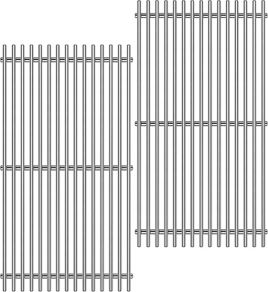 9MM 17.5" Stainless Steel Grill Grates for Weber Spirit E-310 E315 E320 E330 S310 S315 S330 GS4 Spirit 2 Grill Parts for Weber 7638, 7639 7525 Spirit 300 and Spirit II 300 Series Grills