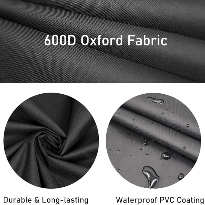 ZJYWSCH Pizza Oven Cover for Ooni Koda 12 Gas Pizza Oven 600D Heavy Duty Portable Gas Pizza Oven Cover Koda 12 Outdoor Waterproof