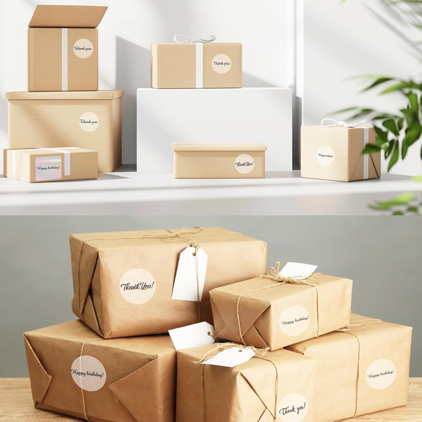 Round Transparent Thermal Label Stickers- 1.5 Inch, Round Clear Self-Adhesive Direct Thermal Labels, Perforation Line Design& Waterproof- 350 Sheets