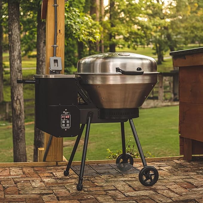 recteq Pellet Grill RT-B380 Bullseye + Grilling Basics Bundle, BBQ, Outdoor, and Electric Pellet Smoker Grill, Electric Smokers, Uses 100% Wood Pellets for Ribs, Brisket, Chicken, Sear, Smoke