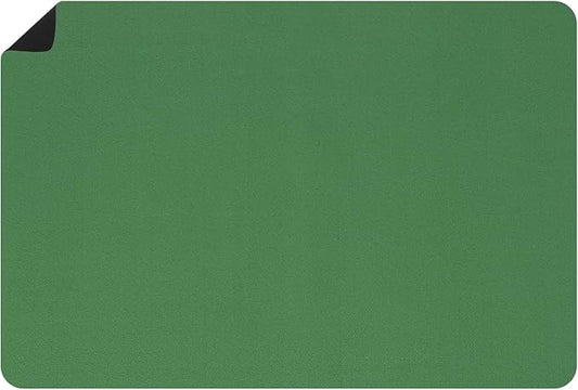 uxcell Silicone Mats for Kitchen Counter, 35.4" x 23.6" Non-Slip Countertop Protector Mat Heat Resistant Coffee Mat Waterproof Table Placemat, Dark Green