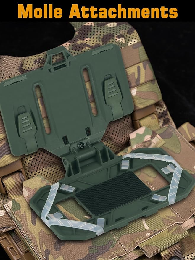Tactical Gear Plate Carrier Vest Accessories Phone Chest Mount Holder for Screen Size 4.7"-6.7"