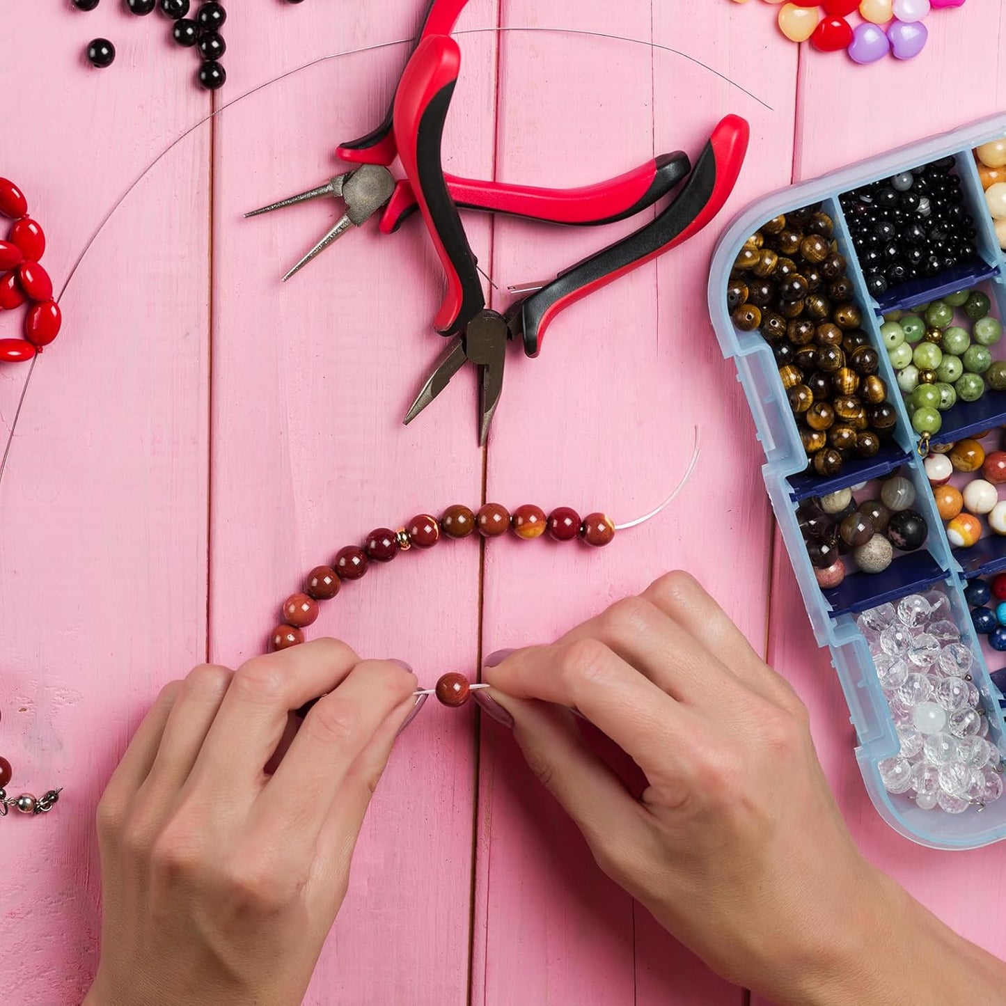 HARFINGTON 20ft Jewelry Wire, 24 Gauge (0.5mm) Brass Craft Soft Metal Tarnish Resistant Copper Beading Wire for Jewelry Making Supplies Crafting, Black