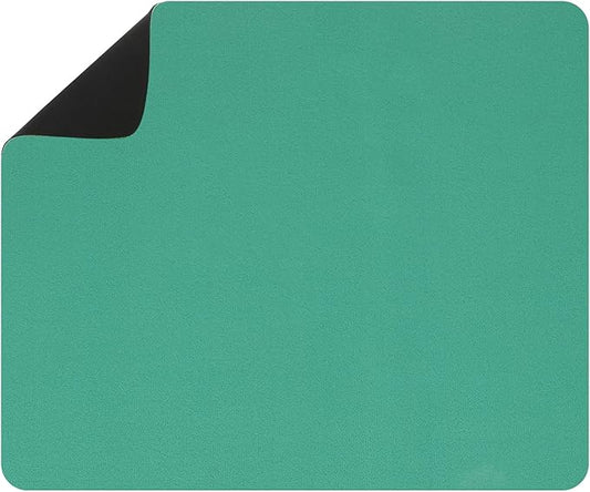 uxcell Silicone Mats for Kitchen Counter, 15.7" x 11.8" Non-Slip Countertop Protector Mat Heat Resistant Coffee Mat Waterproof Table Placemat, Green